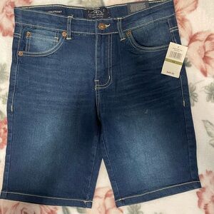 Lucky Brand Kids Dark Blue Denim Shorts